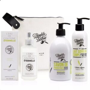 Théophile Berthon verbena citrus gift set cologne, body lotion and soap